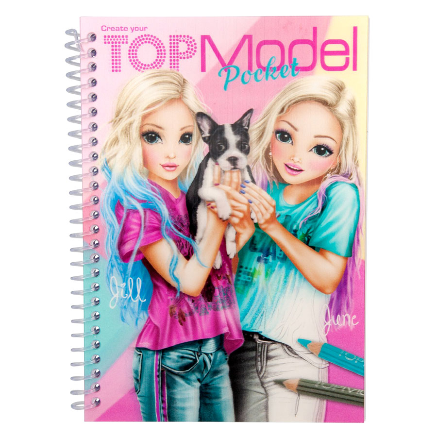 Create your Top Model cahier de coloriage